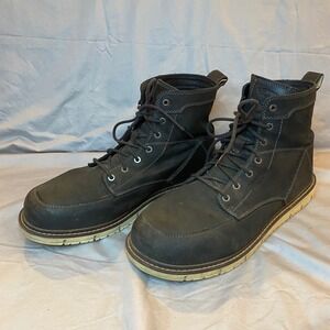 KEEN Utility Men Black Leather Lace Up Work Boots Size 13 EE EH ASTM F2892 18EH